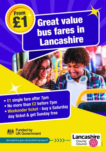Get out and about with great value bus fares or your free bus pass